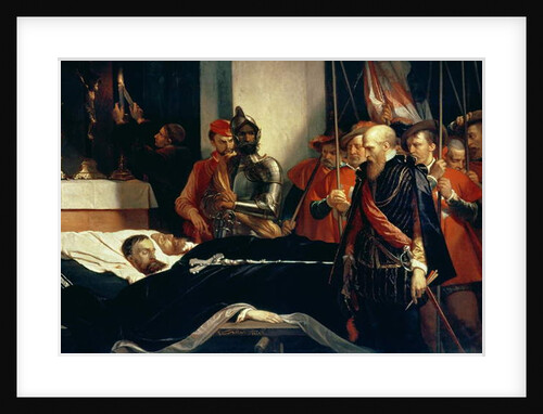 Last Respects to the Remains of Counts Egmont and Hoorn, 1863 by Louis Gallait