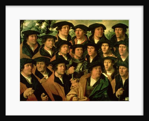 Group Portrait of the Shooting Company of Amsterdam, 1532 by Dirk Jacobsz
