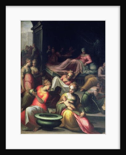 Nativity of John the Baptist by Giovanni Battista Naldini