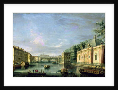 View of the Fontanka River in St Petersburg, 1750s by Giuseppe Valeriani