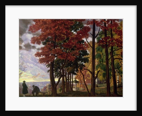 Autumn, 1918 by Boris Mikhailovich Kustodiev