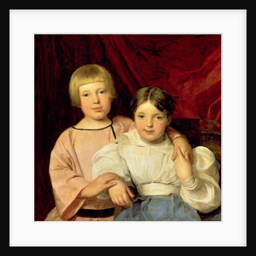 Children, 1834 by Ferdinand Georg Waldmuller