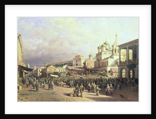 Market in Nishny, Novgorod, 1872 by Piotr Petrovitch Weretshchagin