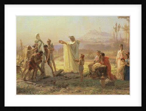 Hermes' Consecration, 1874 by Fedor Andreevich Bronnikov