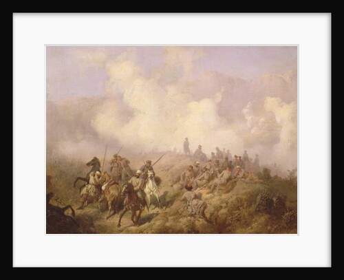 A Scene from the Russian-Turkish War in 1877-78, c.1870-80 by Aleksei Danilovich Kivshenko