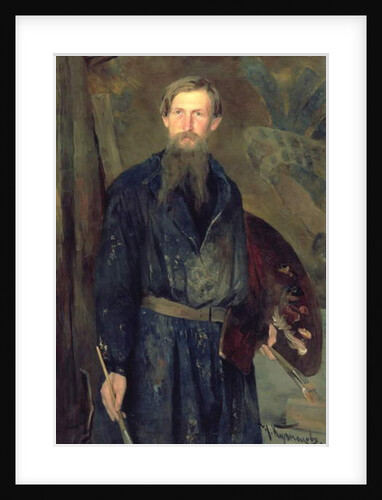 Portrait of Victor Mikhailovich Vasnetsov, 1891 by Nikolai Dmitrievich Kuznetsov