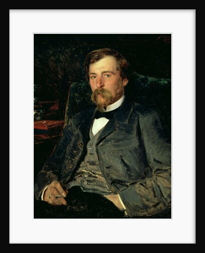 Portrait of the Artist Illarion Mikhailovich Pryanishikov, 1883 by Vladimir Egorovic Makovsky