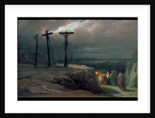 Night at Golgotha, 1869 by Vasili Vasilievich Vereshchagin