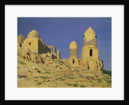 Hazreti Shakh-i-Zindeh Mausoleum in Samarkand, 1869-70 by Nikolai Stepanovich Vereshchagin