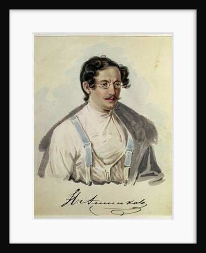 Portrait of Ivan Annenkov in Peter Prison, 1836 by Nikolai Alexandrovich Bestuzhev