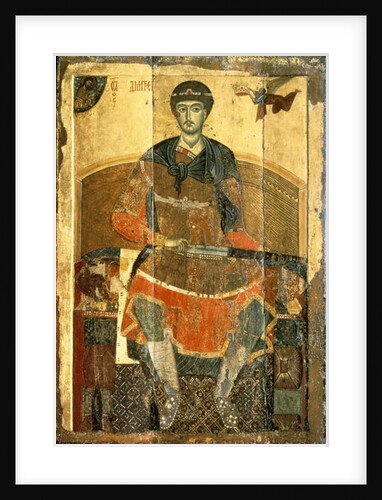 St. Demetrius of Salonica, 12th century by Vladimir-Suzdal School