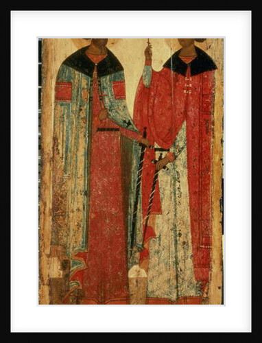 St. Boris and St. Gleb, Moscow, first half of 14th century by School Russian