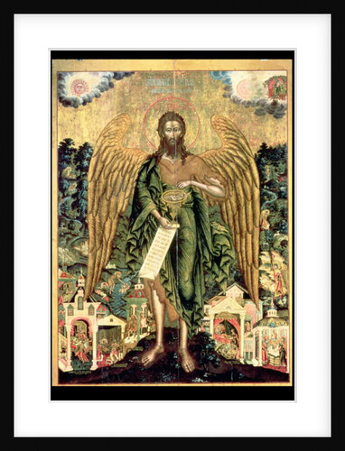 St. John the Baptist, Angel of the Wilderness by School Russian