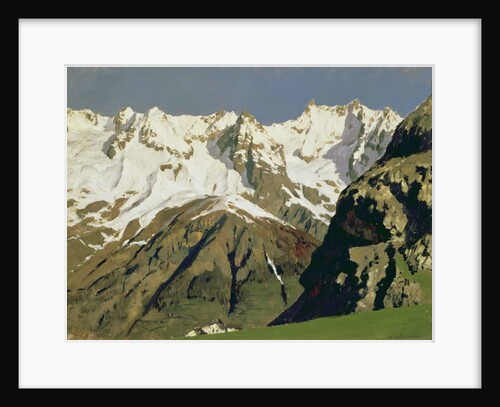 Mont Blanc Mountains, 1897 by Isaak Ilyich Levitan