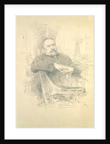 Portrait of Nikolaj Leskov (1831-95), 1889 by Ilya Efimovich Repin