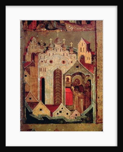 The Vision of St. Sergius of Radonesh, 1640s by School Russian