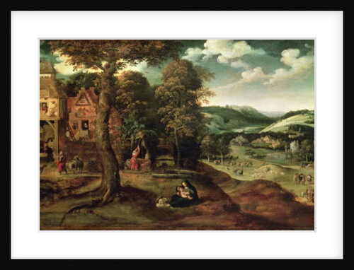 The Rest on the Flight into Egypt by Joachim Patinir