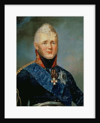 Portrait of Emperor Alexander I by Stepan Semenovich Shchukin
