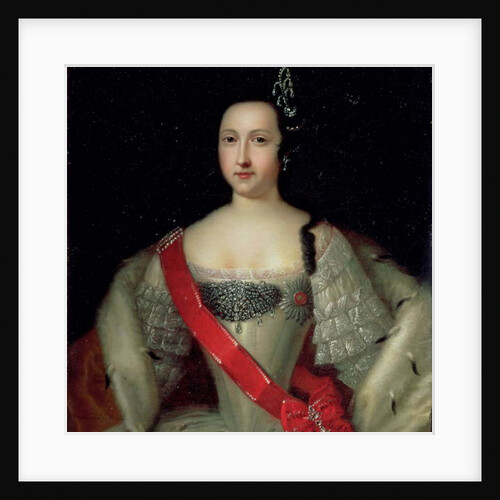 Portrait of Princess Anna, the Mother of Emperor Ivan VI, after 1733 by Louis Caravaque