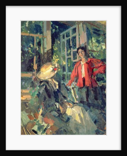 At the Window, 1919 by Konstantin Alekseevich Korovin