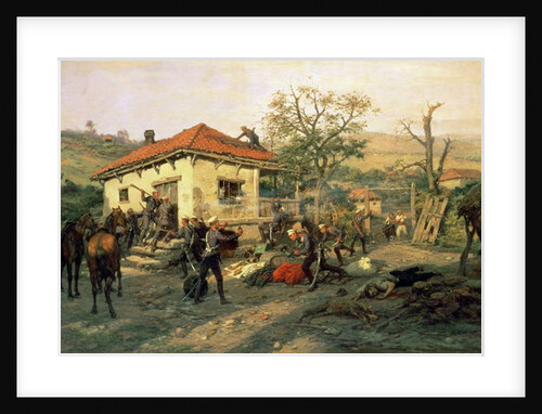 A Scene from the Russian-Turkish War in 1876-77, 1882 by Pawel Kowalewsky