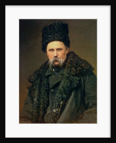 Portrait of the Ukranian Author Taras Grigorievich Shevchenko, 1871 by Ivan Nikolaevich Kramskoy