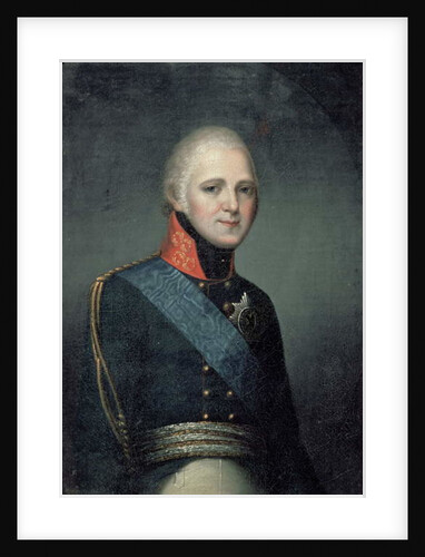 Portrait of Emperor Alexander I, 1804 by Franz Gerhard von Kugelgen