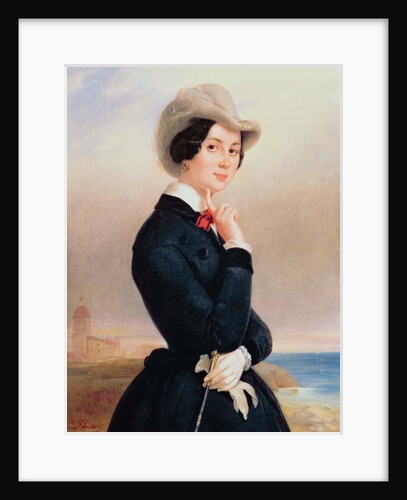 Portrait of Vera Samoilova, 1840s by Jewgenij Alexandrowitsch Pluchart