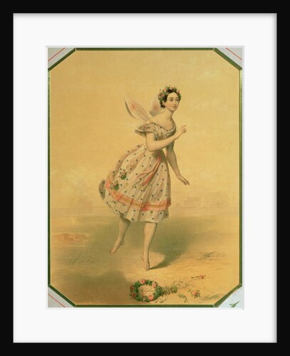 Dancer Maria Taglioni in the ballet 'Sylphides', 1840s by School Russian