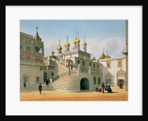View of the Boyar Palace in the Moscow Kremlin, printed by Lemercier, Paris, 1840s by Felix Benoist