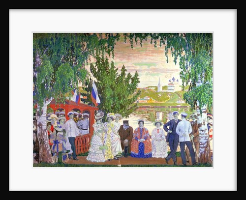 Festive Gathering, 1910 by Boris Mikhailovich Kustodiev