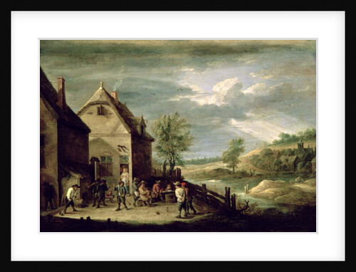 Peasants Playing Boules by David the Younger Teniers