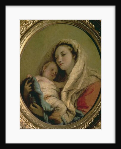 Madonna with Sleeping Child, 1780s by Giandomenico Tiepolo