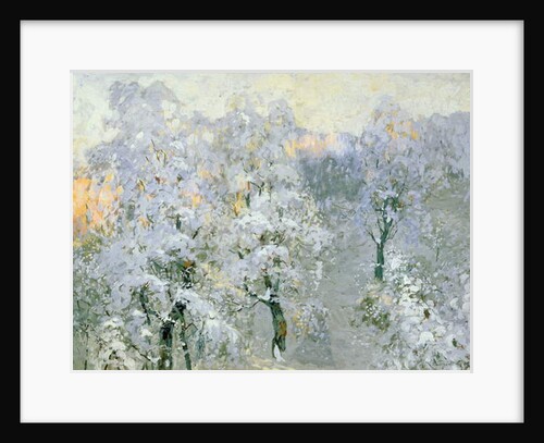 Trees in Wintry Silver, 1910 by Konstantin Ivanovich Gorbatov