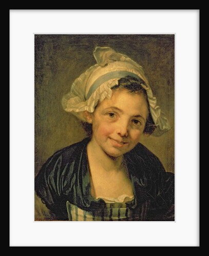 Girl in a Bonnet, 1760s by Jean Baptiste Greuze