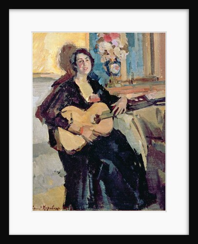 Lady with a Guitar, 1911 by Konstantin Alekseevich Korovin