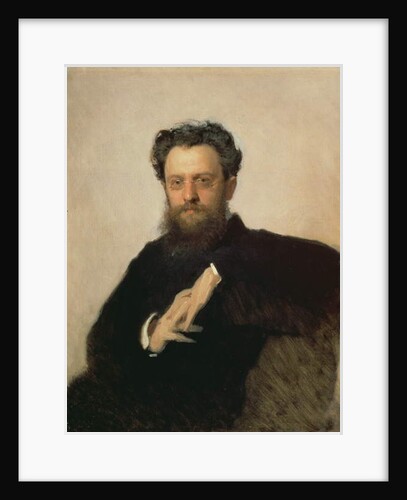 Portrait of Professor A. Prachov, 1879 by Ivan Nikolaevich Kramskoy