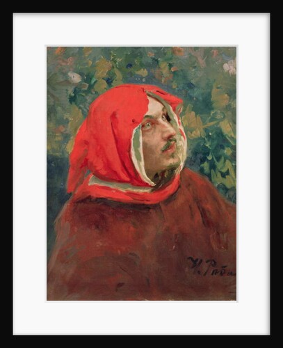 Portrait of Dante Alighieri by Ilya Efimovich Repin