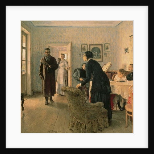 Unexpected, 1884-88 by Ilya Efimovich Repin