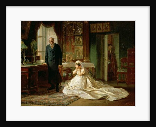 At the Altar, 1870s by Firs Sergeevich Zhuravlev