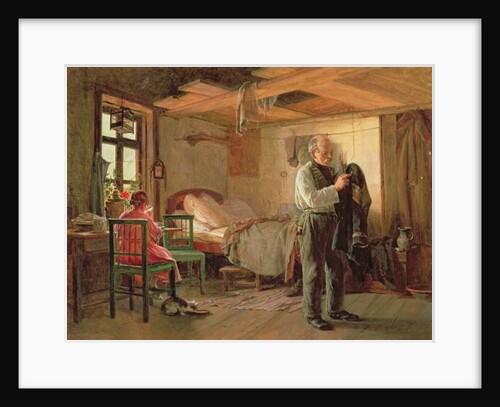 Morning in a Porter's Lodge, 1874 by Kirill Vikentevich Lemokh