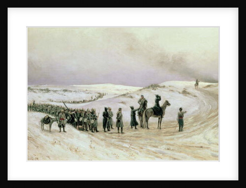 Bulgaria, a scene from the Russo-Turkish War of 1877-78, 1879 by Mikhail Georgievich Malyshev