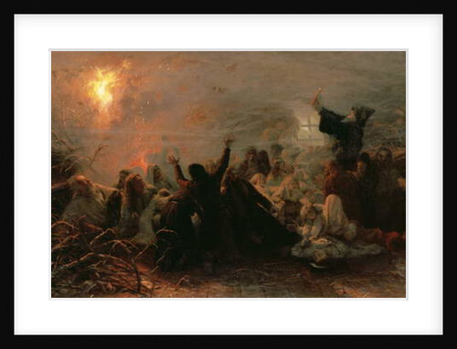 Self-Immolation, 1884 by Grigori Grigorievich Mjasoedov