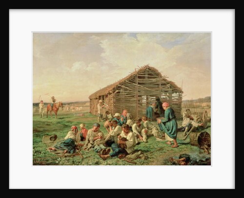 Rest during Haying, 1861 by Aleksandr Ivanovich Morozov