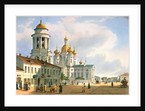 The Virgin of Vladimir Church in St. Petersburg, c.1840 by Ferdinand Victor Perrot
