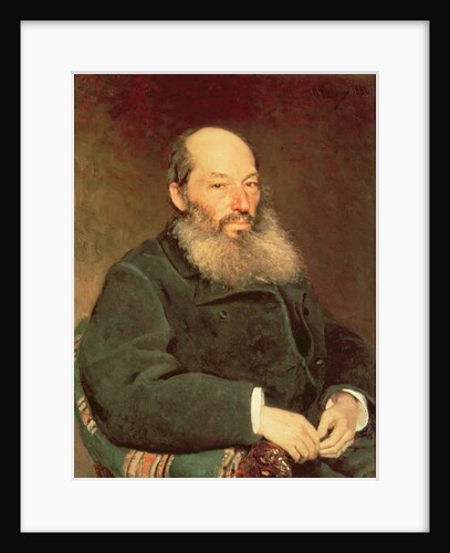 Portrait of Afanasy Fet, 1882 by Ilya Efimovich Repin