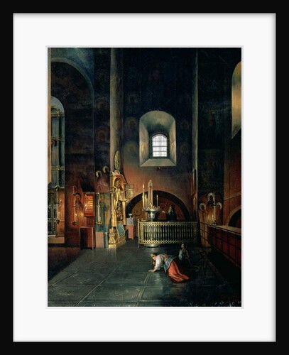In a Church, 1851 by Stanislav Joulianovitch Joukovski