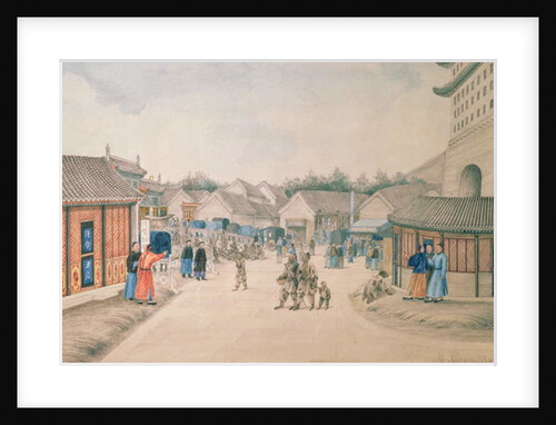 Tsyan-Minh Bridge, from Chinese Sketches, 1804-06 by Ivan Alexandrov
