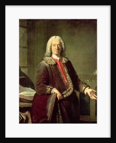 Portrait of Prosper Jolyot de Crebillon, 1746 by Jacques Andre Joseph Camelot Aved