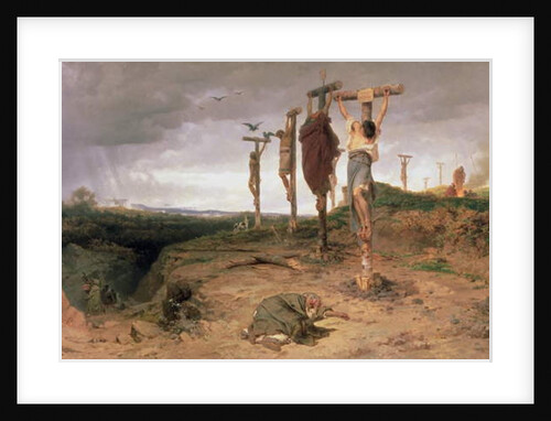 The Damned Field, Execution place in the Roman Empire, 1878 by Fedor Andreevich Bronnikov